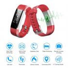 ID115 Plus 智能手环心率测试 防水计步来电提醒 微信推送防丢 红色