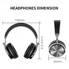 bluedio T4S 蓝牙头带耳机 黑色