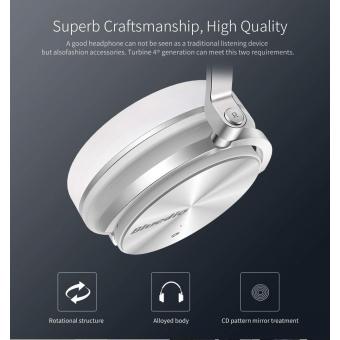 bluedio T4S 蓝牙头带耳机 白色