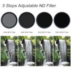 58MM 无叉线超薄可调ND镜,ND2~ND32