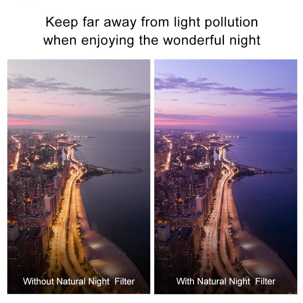 67MM,抗光害滤镜,超清,镀防水防刮增透绿膜,Filter