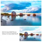 100*150*2.0MM 方形硬渐变镜，GND8 光学玻璃 高清防水防刮，带包装