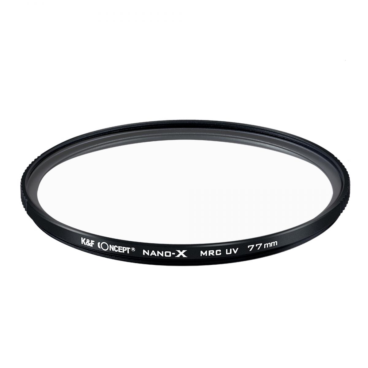 77MM,Nano-X,肖特B270玻璃MCUV,超清,镀防水防刮增透绿膜新版，Filter