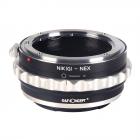 高精度镜头转接环,NIK(G)-NEX,Lens Mount Adapter