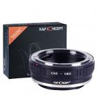 高精度镜头转接环,K/AR-NEX,Lens Mount Adapter