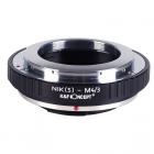 高精度镜头转接环,NIK(s)-M4/3 (NIK S-M4/3),Lens Mount Adapter