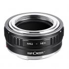 全铜接口，高精度镜头转接环，M42-NEX，II,Lens Mount Adapter