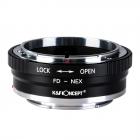全铜接口，高精度镜头转接环，FD-NEX，II,Lens Mount Adapter
