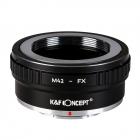 全铜接口，高精度镜头转接环，M42-FX，II,Lens Mount Adapter