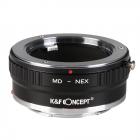 全铜接口，高精度镜头转接环，MD-NEX，II,Lens Mount Adapter