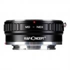 全铜接口，高精度镜头转接环，MD-NEX，II,Lens Mount Adapter