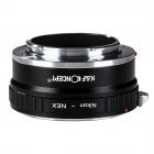 全铜接口，高精度镜头转接环，NIK-NEX，II  ,Lens Mount Adapter