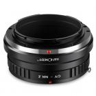 高精度镜头转接环 ，涂消光漆，C/Y-NIK Z,Lens Mount Adapter