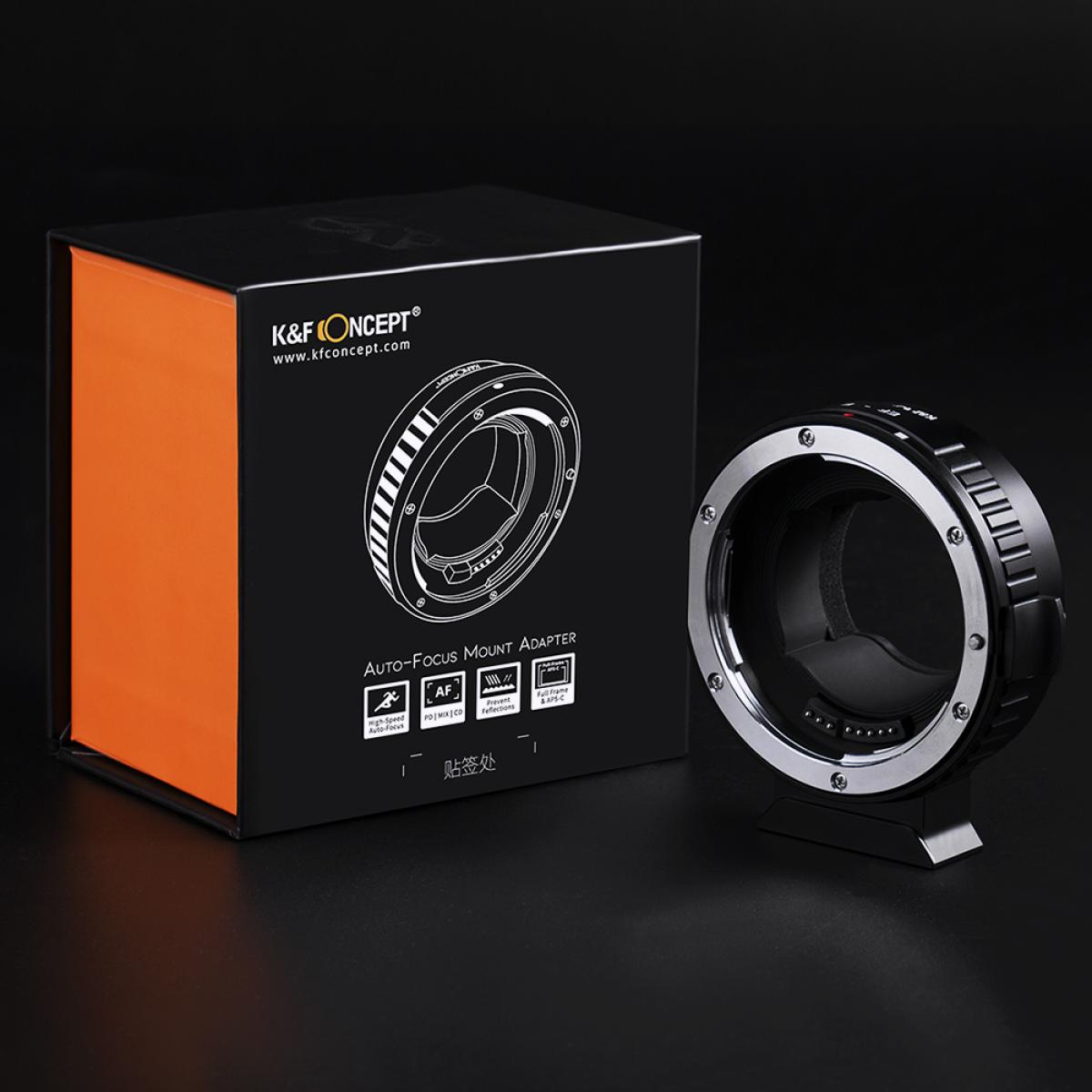 Fully Automatic Focusing Electronic Adapter Ring, EOS-E, with Mounting Bracket