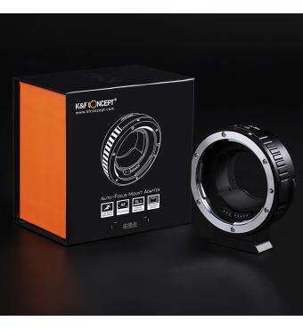 Fully Automatic Focusing Electronic Adapter Ring, EOS-E, with Mounting Bracket
