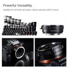 Fully Automatic Focusing Electronic Adapter Ring, EOS-E, with Mounting Bracket