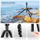 三脚架 TM2324 可反折 球形云台 金色 塑料扳扣锁 镁铝合金