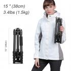 三脚架 TM2515 可反折 可拆独脚 球形云台 金色 塑料旋钮锁 镁铝合金