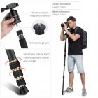 三脚架 TC2534 可反折 可拆独脚 球形云台 金色 金属旋钮锁 碳纤维