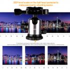 三脚架 TM2235 两节中轴 迷你型 可反折 球形云台 银色 镁铝合金