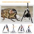 三脚架 TM2235 两节中轴 迷你型 可反折 球形云台 银色 镁铝合金