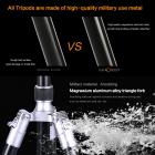 三脚架 TM2235 两节中轴 迷你型 可反折 球形云台 银色 镁铝合金