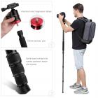 三脚架 TM2534T 中轴横置 可反折 可拆独脚架 球形云台 红色 铝合金