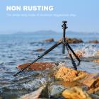 三脚架 TM2324 可反折 球形云台 银色 塑料扳扣锁 铝合金