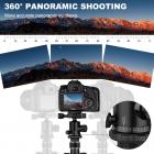 三脚架 TM2324 可反折 球形云台 银色 塑料扳扣锁 铝合金