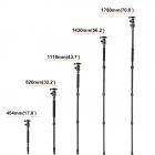 三脚架 TM2534T 中轴横置 可反折 可拆独脚架 球形云台 橙色 铝合金