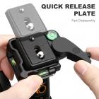 可拆独脚架 TM2524 可反折 球形云台 黑色 铝镁合金