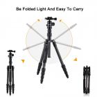 可拆独脚架 TC2235 可反折 球形云台 黑色 碳纤维