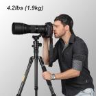 可拆独脚架 TC3134C 可反折 球形云台 黑色 碳纤维