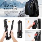 TM2515T 中轴横置 可反拆 可拆独脚 球形云台 红色 塑料旋钮锁 橡胶套 镁铝合金