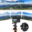 TM2515T 中轴横置 可反拆 可拆独脚 球形云台 红色 塑料旋钮锁 橡胶套 镁铝合金