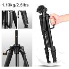三脚架 KF2324L 手把塑料云台 塑料扳扣锁 塑料快装板 塑料便携手提把 C4手机夹 铝镁合金 黑色