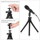黑金刚章鱼魔术手软管桌面三脚架套装（三脚架+手机夹+蓝牙遥控器+gopro支架+麦克风咪夹）黑色
