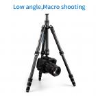 碳纤维三脚架   雷霆系列 TC2335  脚管烫印蓝色闪电 可反折 球形云台 黑色 碳纤维