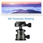 碳纤维三脚架 雷霆系列 TC2634 脚管烫印蓝色闪电 可反折 可拆独脚架 金属旋钮锁 球形云台 青铜色