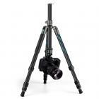 碳纤维三脚架 雷霆系列 TC2634 脚管烫印蓝色闪电 可反折 可拆独脚架 金属旋钮锁 球形云台 青铜色