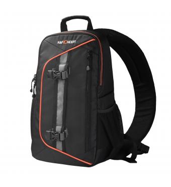 斜挎相机包 600D防水面料+提花面料+210D里布;隔板材质:PE板+珍珠棉;一机两镜