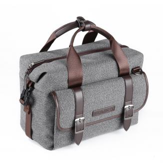 风影灰色系列手提斜挎相机包 M码 灰色 尼龙（二机三镜; 可放5D或7D相机;数据线+闪光灯）