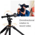 三脚架万向中轴配件 ，黑色 不带logo