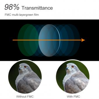 12*50 BKA4 高清单筒 防水 望远镜  军绿色+黑色（携带手机夹）印KF LOGO