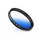 67MM 超薄9色渐变镜，橙+蓝+灰+红+紫+绿+粉+茶+黄，蓝布，3片大包，6片大包，Filter