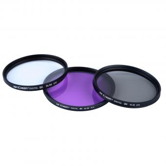 52MM UV+CPL+FLD，花罩，蓝布，清洁笔，防丢绳，3片小包，Filter