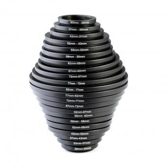 22 pcs 26-30,30-37,37-43,43-52,52-55,55-58,58-62,62-67,67-72,72-77,77-82,82-77,7