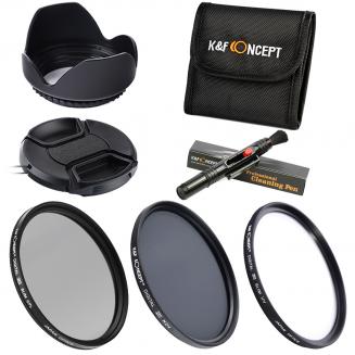 55MM UV+CPL+ND4，花罩，中间捏，清洁笔，3片小包，Filter