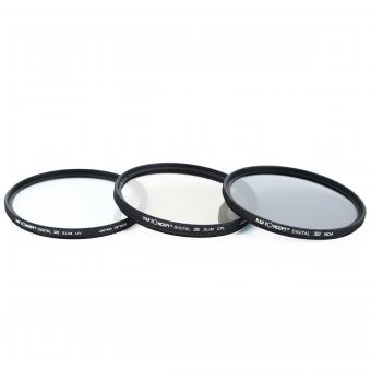 55MM UV+CPL+ND4，花罩，中间捏，清洁笔，3片小包，Filter